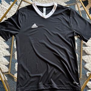Adidas Men's Black and White Jersey